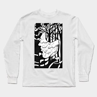 'Portrait of a Dreamer' Long Sleeve T-Shirt